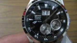 Seiko Perpetual Calendar Kinetic Watch SNP003P1 in action [upl. by Aramoiz]