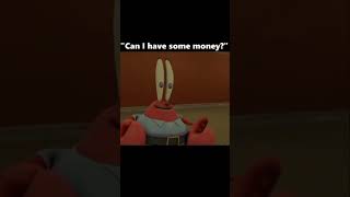 Mr Krabs money But hes gone memes shorts DavidTamburro [upl. by Aikam312]