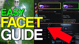 EASIEST METHOD Lost Ark Facet Guide  How to Engrave Ability Stones [upl. by Libys944]