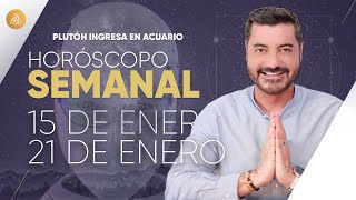 HORÓSCOPO SEMANAL del 15 al 21 de Enero Alfonso León Arquitecto de Sueños [upl. by Nwahsat909]