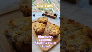 You Wont Believe How EASY It Is to Make Low Carb Keto Blueberry Crumble Muffins at Home [upl. by Suciram25]