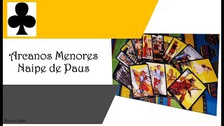 Introdução ao Tarot  Arcanos Menores  Naipe de Paus [upl. by Costello]