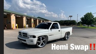 How to Hemi swap a 2nd gen ram 942001 [upl. by Ocirnor817]