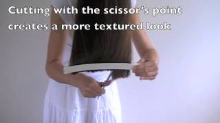 NZ CreaClip  How to Trim Layers long hair [upl. by Anahc643]