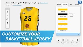 Basketball jersey designer Making basketball jersey designs today  owayo [upl. by Edahc494]