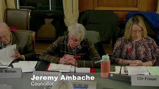 Labour Councillor Jeremy Ambache was hoping for more details in the report provided to the Committee [upl. by Aliemaj]