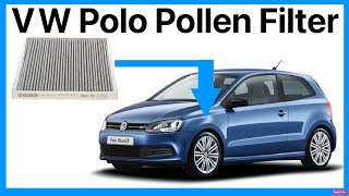 How to change VW Polo Pollen Cabin Filter RHD 2010 [upl. by Etakyram300]