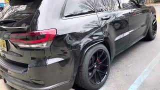 Demon carbon fiber hood jeep grand Cherokee [upl. by Kramer]