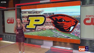 Game On Sports Report Oregon State defeating Purdue to get back on track [upl. by Ais496]