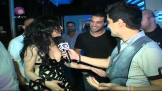 Haifa wehbe Interview after Lebanon World Supermodel [upl. by Graehme]