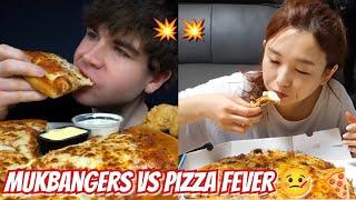 Mukbangers VS Pizza fever 🤒🍕💥💥  Taenut 20🥯 [upl. by Hoffarth]