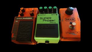 MXR Ibanez Boss  Phasers Shootout [upl. by Rooney]