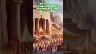 Opet El Majestuoso Festival que Unía a Dioses y Faraones en la Ciudad Sagrada de Tebasegipto datos [upl. by Hauck]