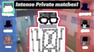 Insane Private Team Strike Matches 😎  Pixel Gun 3D [upl. by Ilrebma485]