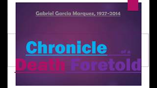 CHRONICLE OF A DEATH FORETOLD BY Gabriel Garcia Marquez IN URDUHINDIENGLISHironyirony [upl. by Frieda734]