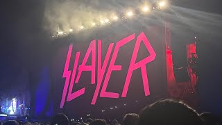 Slayer Intro  South of Heaven Aftershock Festival Sacramento California 2024 [upl. by Atinehs]