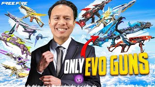 All Evo Guns in 1 Game Challenge ✌ Tonde Gamer  Free Fire Max [upl. by Korb]