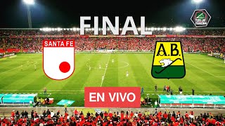 Santa Fe Vs Bucaramanga En Vivo  Final Liga Betplay [upl. by Llennahs914]