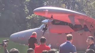 VIPs board seaplane at Umiam Lake Ri Bhoi on Nov 14 A demo was held [upl. by Oirottiv523]