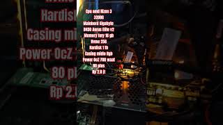 Amd Rizen 3 3200GMainbord Gigabyte B450 Aorus Elite v2Memory fury 16 gbNvme 256Hardisk 1 tb Rgb [upl. by Patricia969]