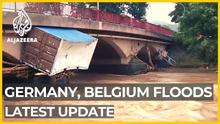 Latest Germany Belgium floods  Al Jazeera Breakdown [upl. by Faucher]