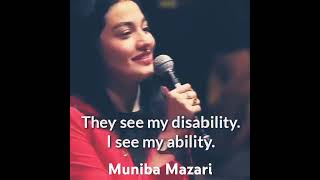 The Power of Words  Muniba Mazari [upl. by Hedvah]