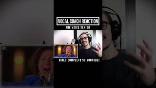 THE VOICE SENIOR Diana Puddu quotTi sentoquot REACTION amp ANALYSIS by Italian Vocal Coach [upl. by Duile]