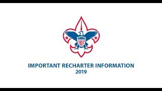 Important Recharter Information 2019 [upl. by Arretnahs]