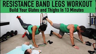 Resistance Band Leg Workout  Home Workout with Bands [upl. by Giess]