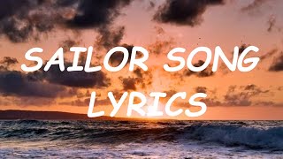 Gigi Perez  SAILOR SONG Lyrics [upl. by Laughry]