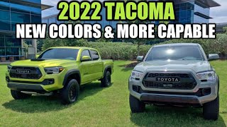 2022 Toyota Tacoma gets new colors and more offroad capability [upl. by Desmond]