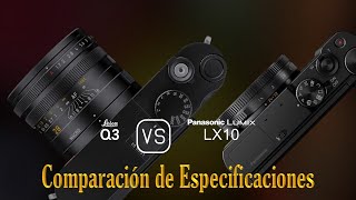 Leica Q3 vs Panasonic Lumix LX10 Una Comparación de Especificaciones [upl. by Tterej64]