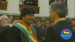 El inicio y la despedida del Presidente Evo Morales Ayma Audio Savia Andina [upl. by Nuajed]