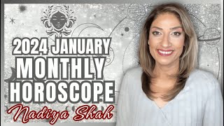 ♍️ Virgo January 2024 Astrology Horoscope by Nadiya Shah [upl. by Ddat421]