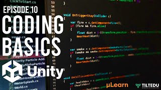 EP 10  How to Code in Unity Scripting Basics and C Introduction [upl. by Ellehsim]