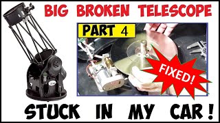 PART 4  GIANT Telescope Restoration  Orion XX14g GoTo Dobsonian  Fixing Axis Slop Episode 4 [upl. by Joeann978]