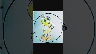 Easy Tweety drawing step by step ll simple Tweety Bird drawing ll Tweety Bird drawing tutorial [upl. by Yrdua755]