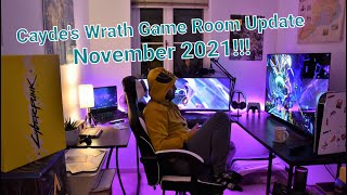 Dream Game Room Setup Tour  November 2021 update [upl. by Stortz]