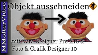 Objekt Freistellen mit Xara Designer Pro X10 und Foto amp Grafik Designer 10 [upl. by Eade]