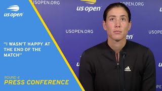 Garbiñe Muguruza  Press Conference  2021 US Open [upl. by Einahpetse]