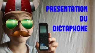 PRESENTATION DU DICTAPHONE PHILIPS DVT1150 [upl. by Ahsinal]