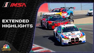 IMSA EXTENDED HIGHLIGHTS Motul Course de Monterey at Laguna Seca  51224  Motorsports on NBC [upl. by Brennen776]