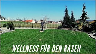 Wellnessprogramm für den Rasen was bringt Kalken [upl. by Assiram]