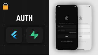 🔒📱 Authentication with Supabase • Flutter Tutorial [upl. by Charo252]