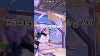 Lightwork easy 200 in a 3v1 😭 💀 fortnite fortniteclips fortnitefunny [upl. by Nhabois907]