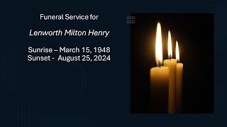 Funeral Service for Lenworth Henry [upl. by Rex]