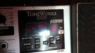 Korg Tone Works AX1500g prueba [upl. by Copeland118]