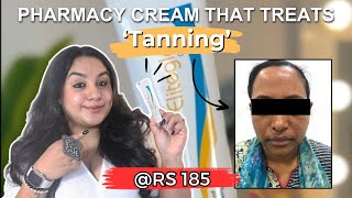 Pharmacy Cream Under Rs 185 that Reduces Tanning  How to Correctly Use facedecor [upl. by Enilrek]