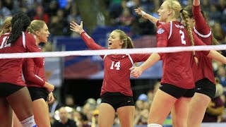 Highlights Stanford womens volleyball knocks off Minnesota heads to national title match [upl. by Oruam]