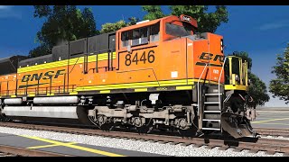 Trainz 2022 Driving JRs BNSF SD70ACe [upl. by Romeu]